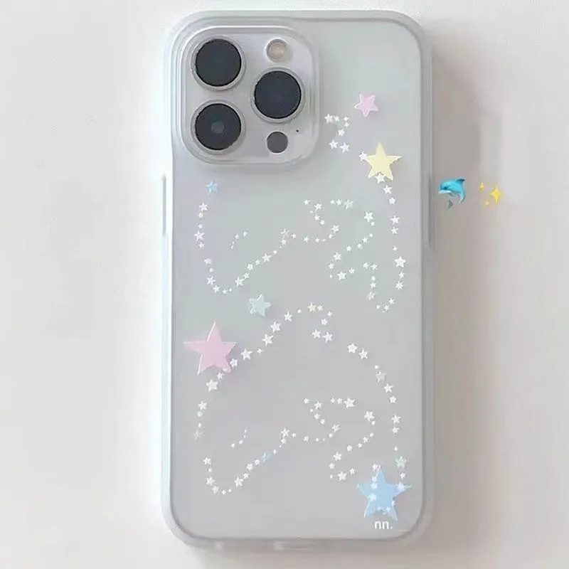 Phone Cases Kawaii - Japanese and Korean Ins Star Dolphin
