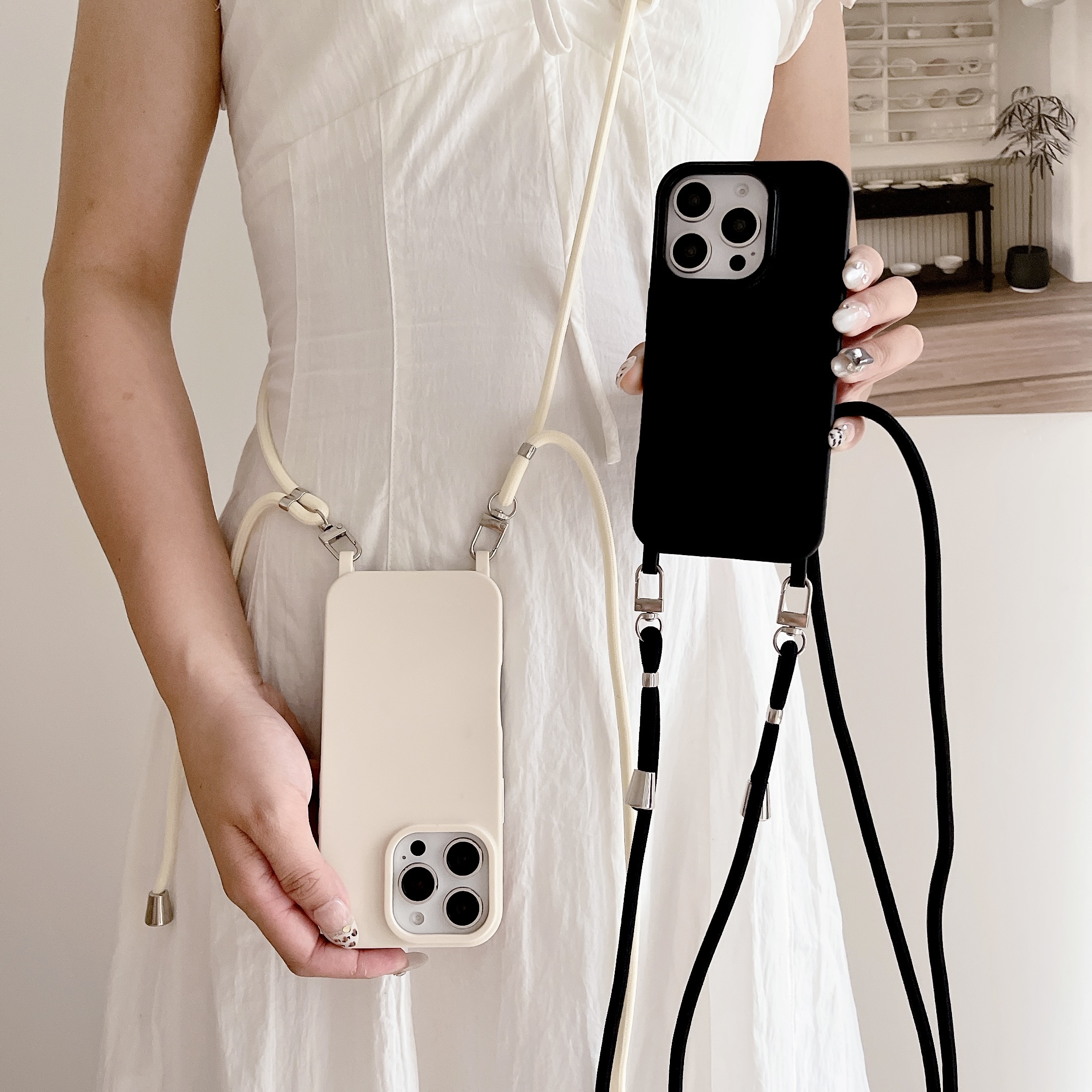 Phone Cases With Loop - Crossbody Strap Phone Case For iPhone