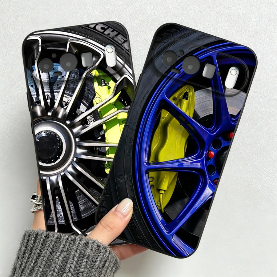 Phone Cases Google Pixel 9 - Car Wheel Green Brake Funda Phone