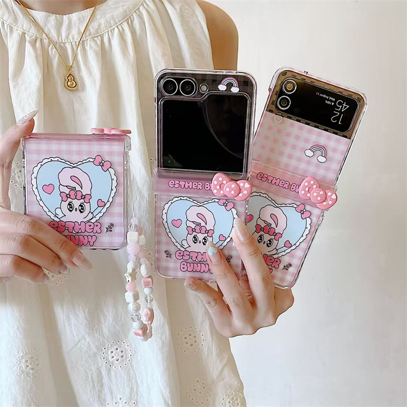 Phone Cases Kawaii - Korean Cute Bow Rabbit Phone Case
