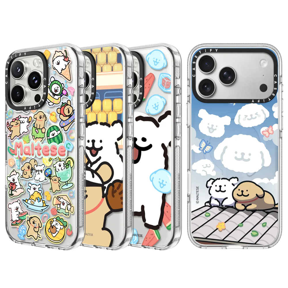 Phone Cases Art - CASETiFY MAltese Line Dog Art Cute