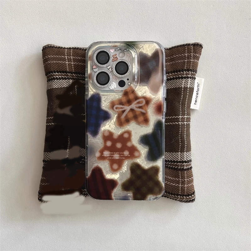 Phone Cases Xr Cute - Korean Winter Cute Brown Checkered Patten