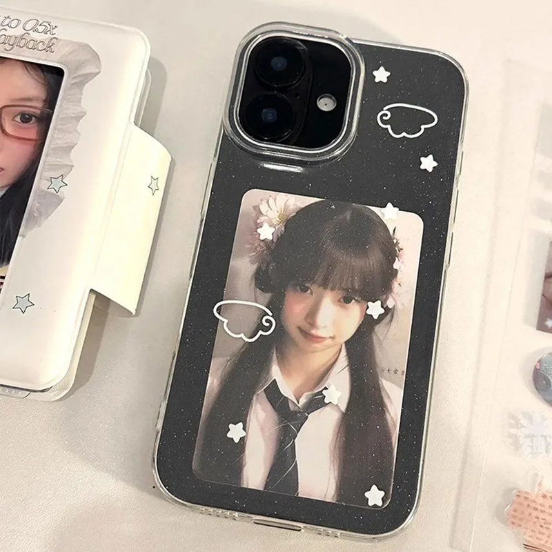 Phone Cases Xr Cute - Korean INS Cute White Star Wings