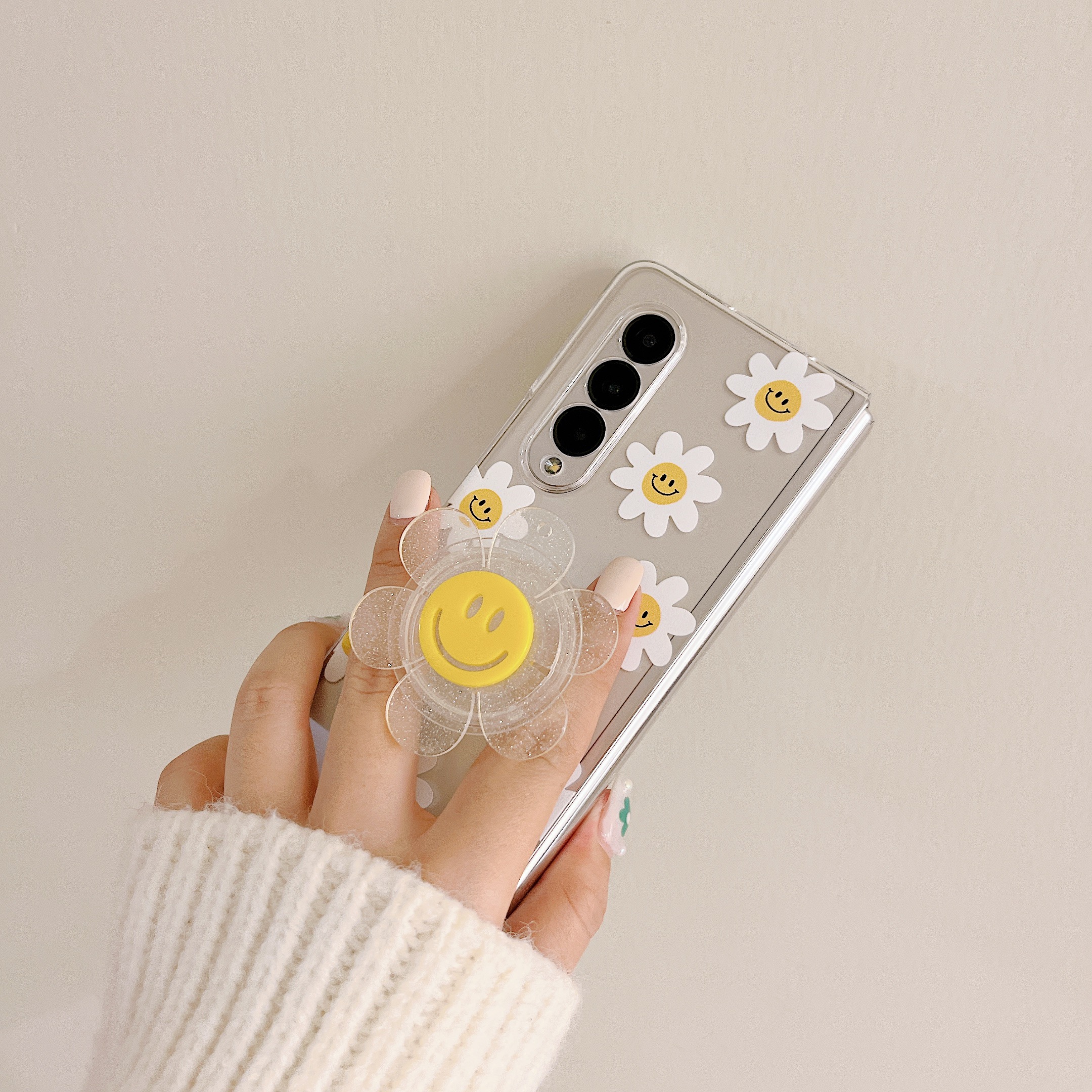 Phone Cases Ysl - Cute Smile Sunflower HolderPhone Case For