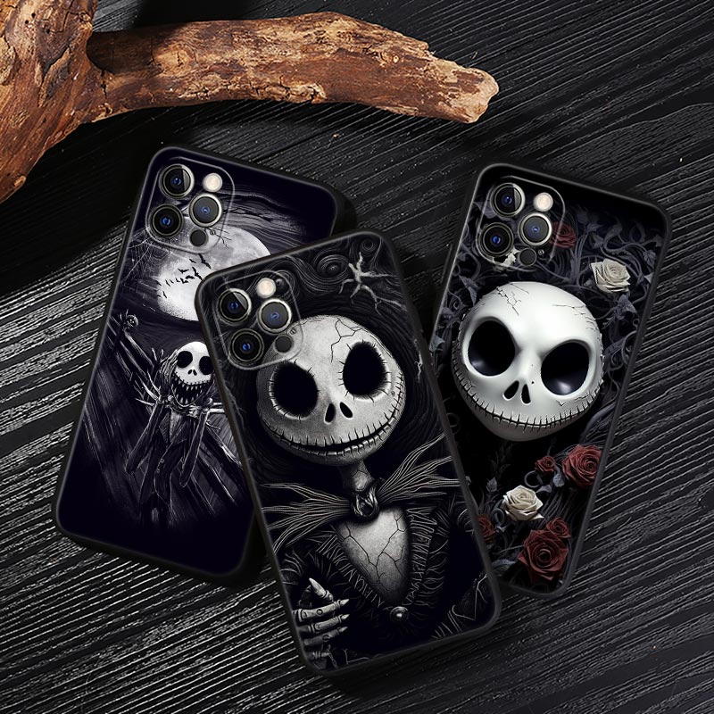 Phone Cases Iphone 11 - Jack Skellington Black Art Disney Case