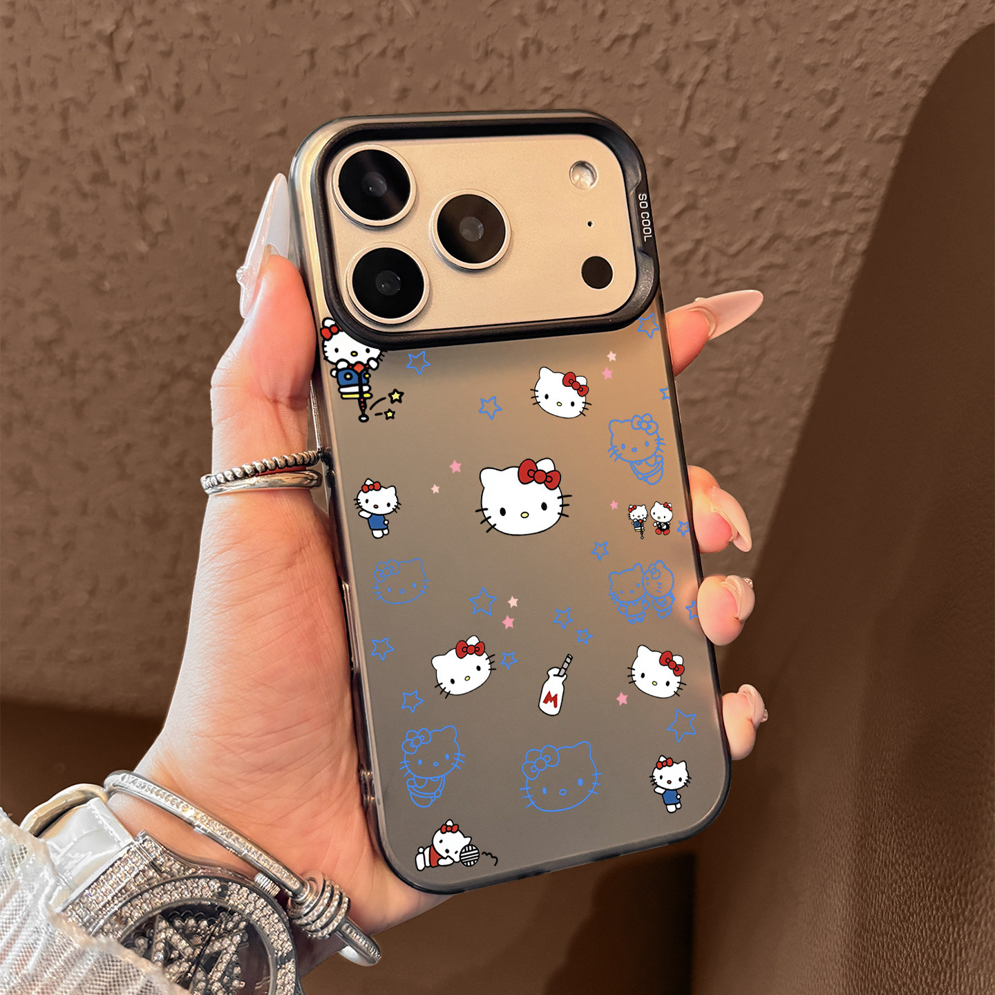 Cute Blue Hello Kitty Pattern  - Phone Cases Xr Cute review and price