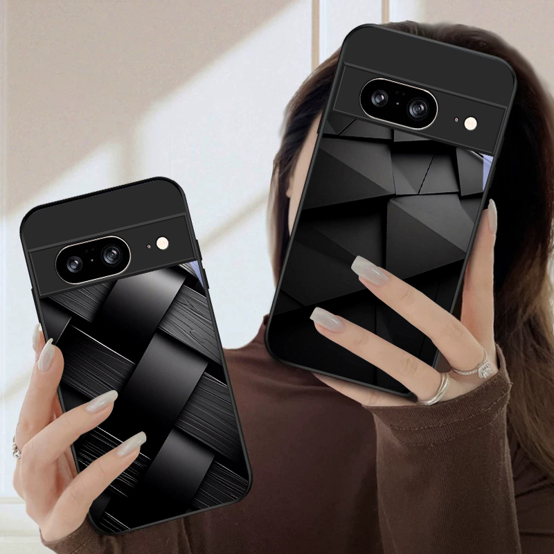 Dark geometric texture For Goo - Phone Cases Google Pixel 9 review and price