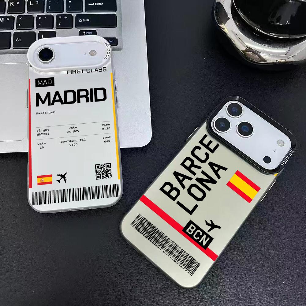 Plane Travel Ticket Spain Phon - Phone Cases Iphone 11 review and price