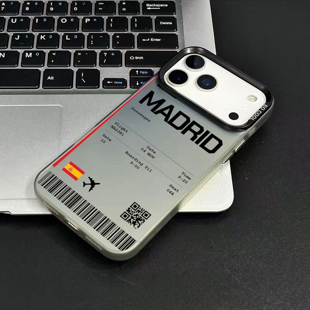 Plane Travel Ticket Spain Phon - Phone Cases Iphone 11 review and price