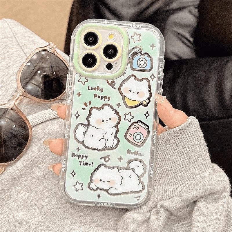 Korean Cute Star Puppy Green B - Phone Cases Blunt review and price