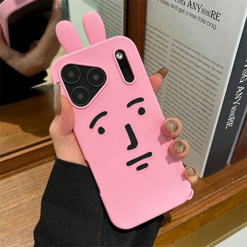 Kawaii 3D Funny Cartoon Pink E - Phone Cases Kawaii review and price