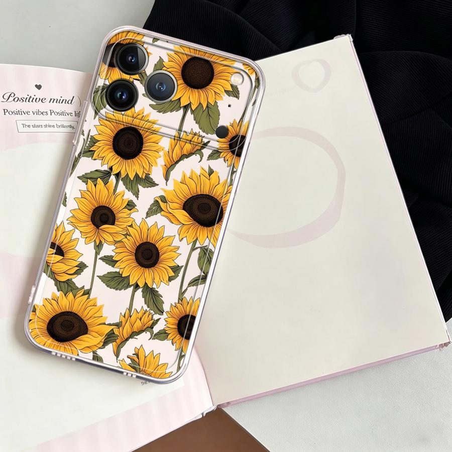 Cute Sunflower Pattern Case fo - Phone Cases Xr Cute review and price