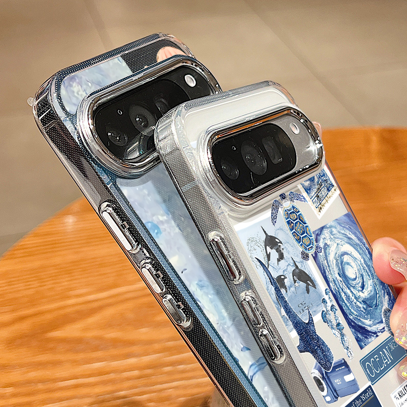 Ocean Shell Shark Patterned Ph - Phone Cases Google Pixel 9 review and price