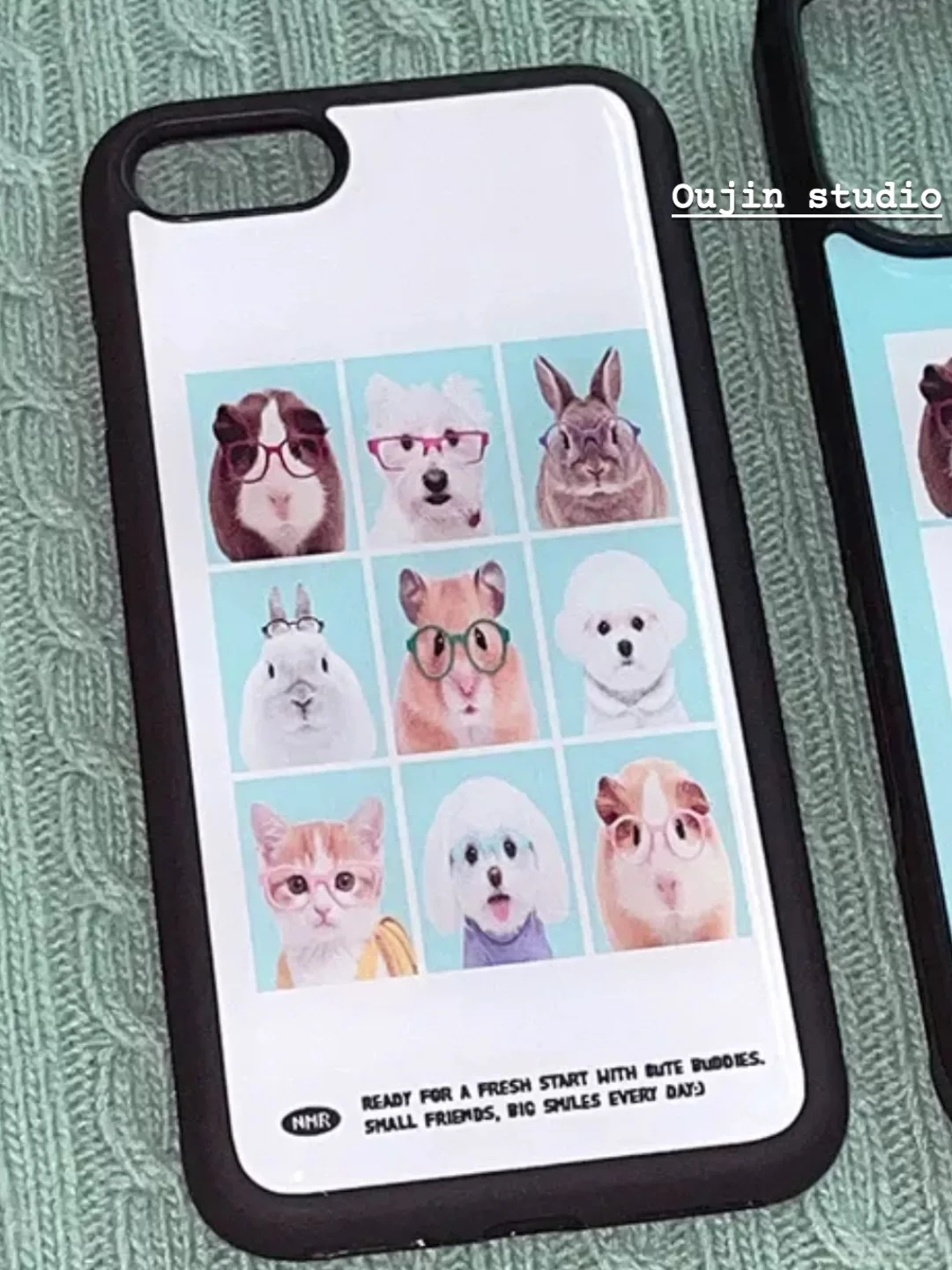 Korean Cute Animal Head Sticke - Phone Cases Kawaii review and price