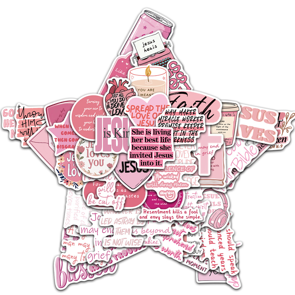 50/100PCS Pink Bible Jesus Gra - Phone Cases Jesus review and price