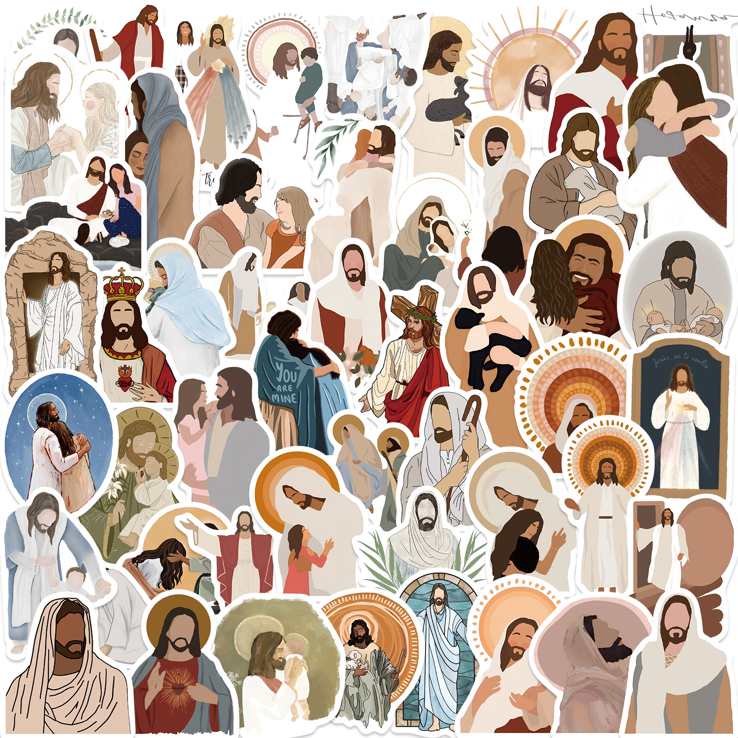 52PCS Jesus Stickers Aesthetic - Phone Cases Jesus review and price