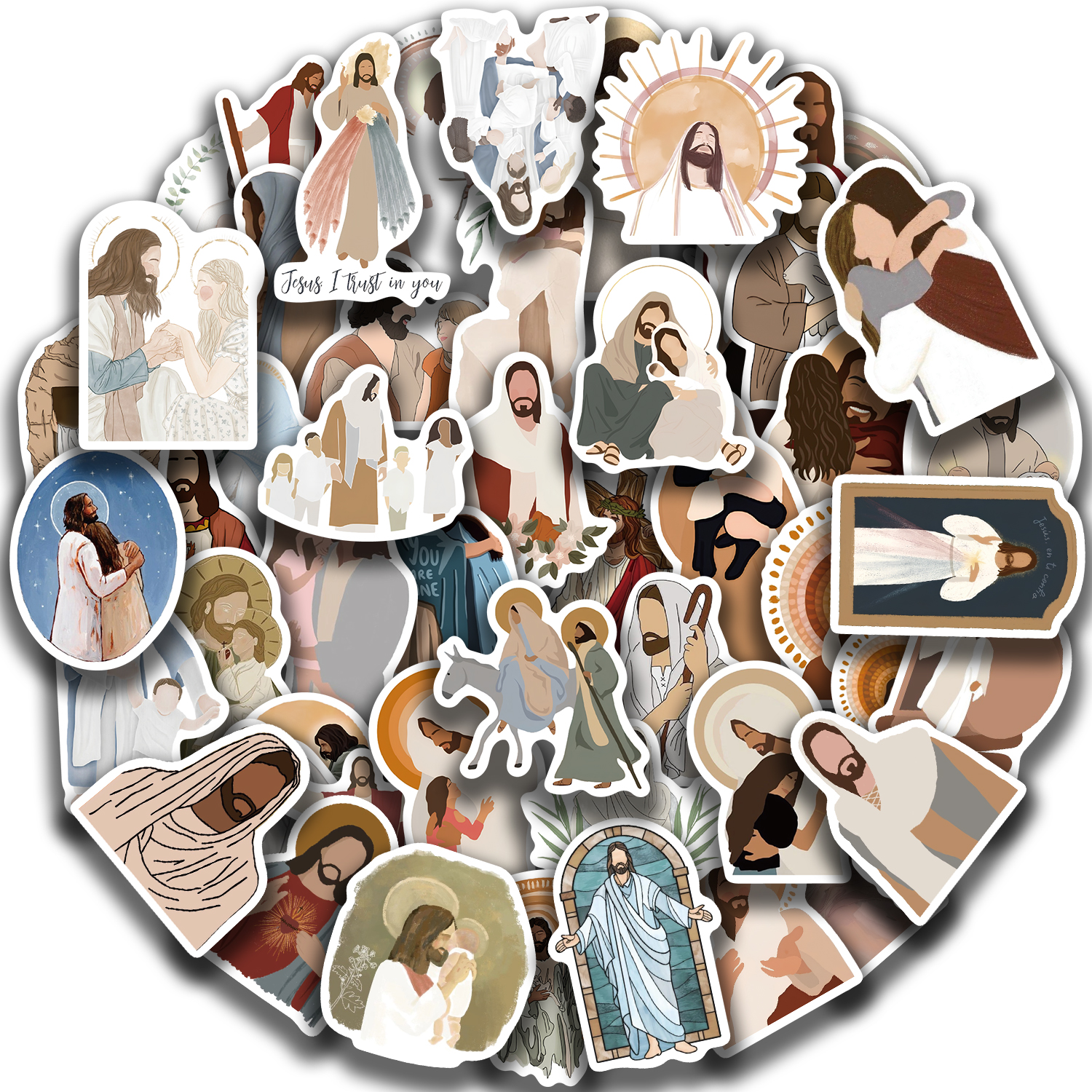 52PCS Jesus Stickers Aesthetic - Phone Cases Jesus review and price