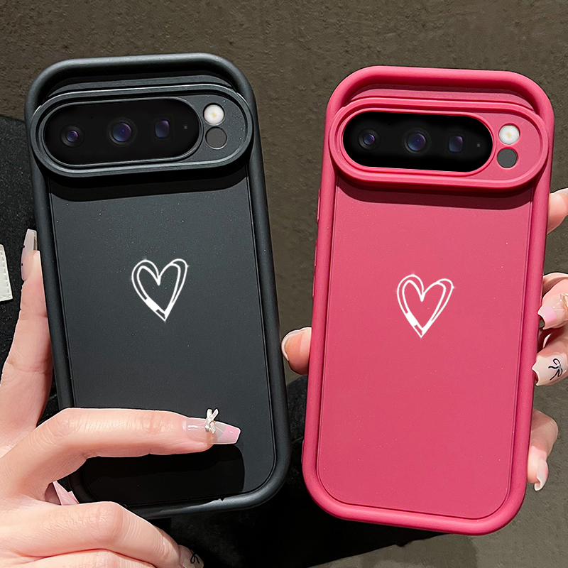 Simple Love Pattern Soft Case  - Phone Cases Google Pixel 9 review and price