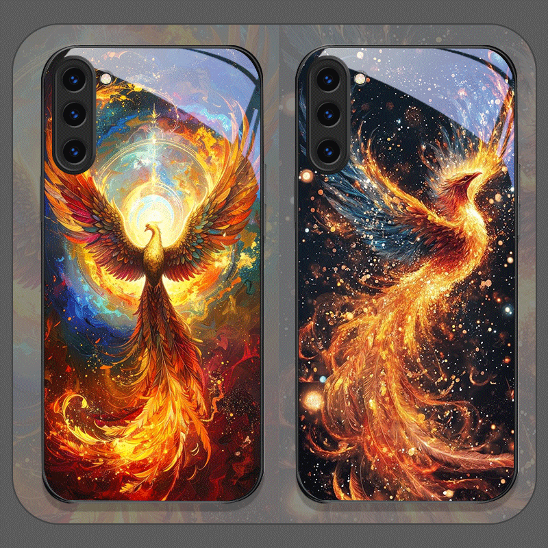 Aesthetic Phoenix Fire Feather - Phone Cases Samsung S25 review and price