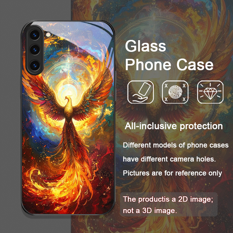Aesthetic Phoenix Fire Feather - Phone Cases Samsung S25 review and price