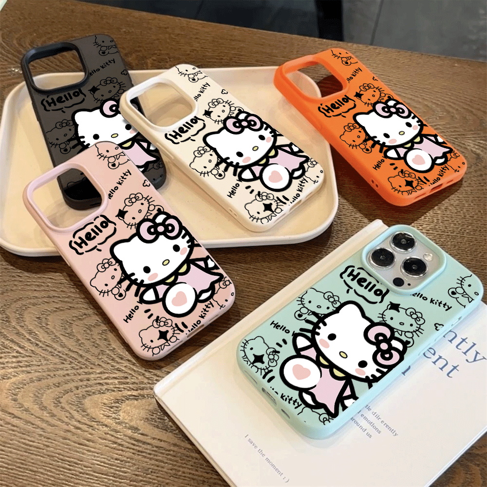 Cute Kawaii HelloKitty Sketch  - Phone Cases Kawaii review and price
