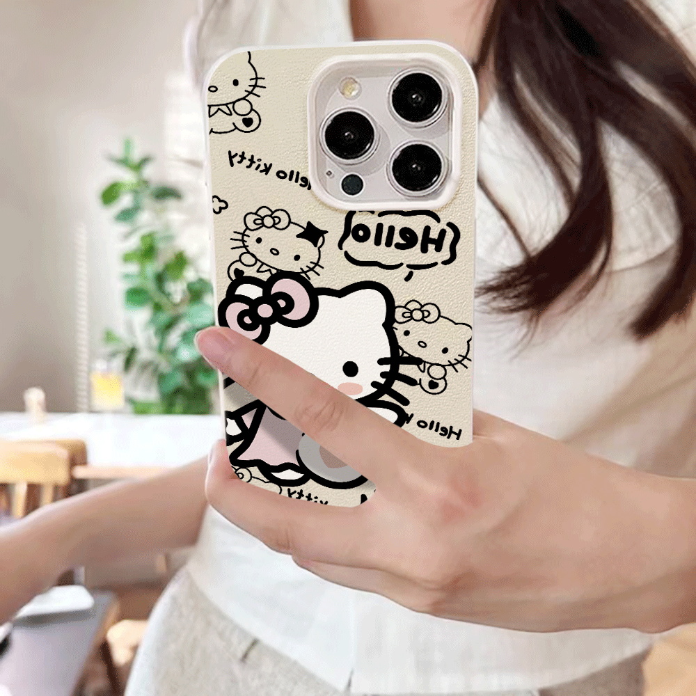 Cute Kawaii HelloKitty Sketch  - Phone Cases Kawaii review and price