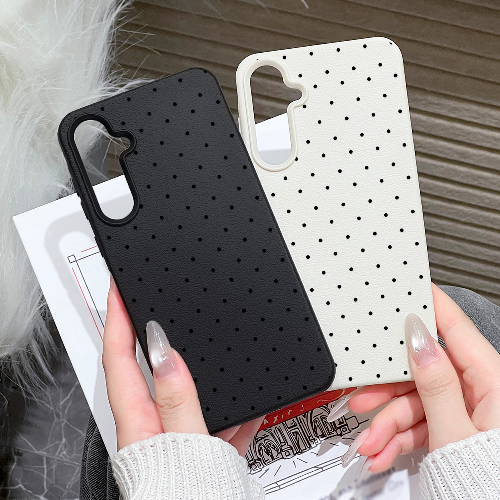 Ins Polka Dots Phone Case For  - Phone Cases Samsung S25 review and price