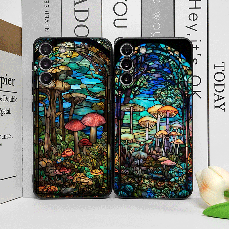 Art Colorful Glass Style Fores - Phone Cases Art review and price