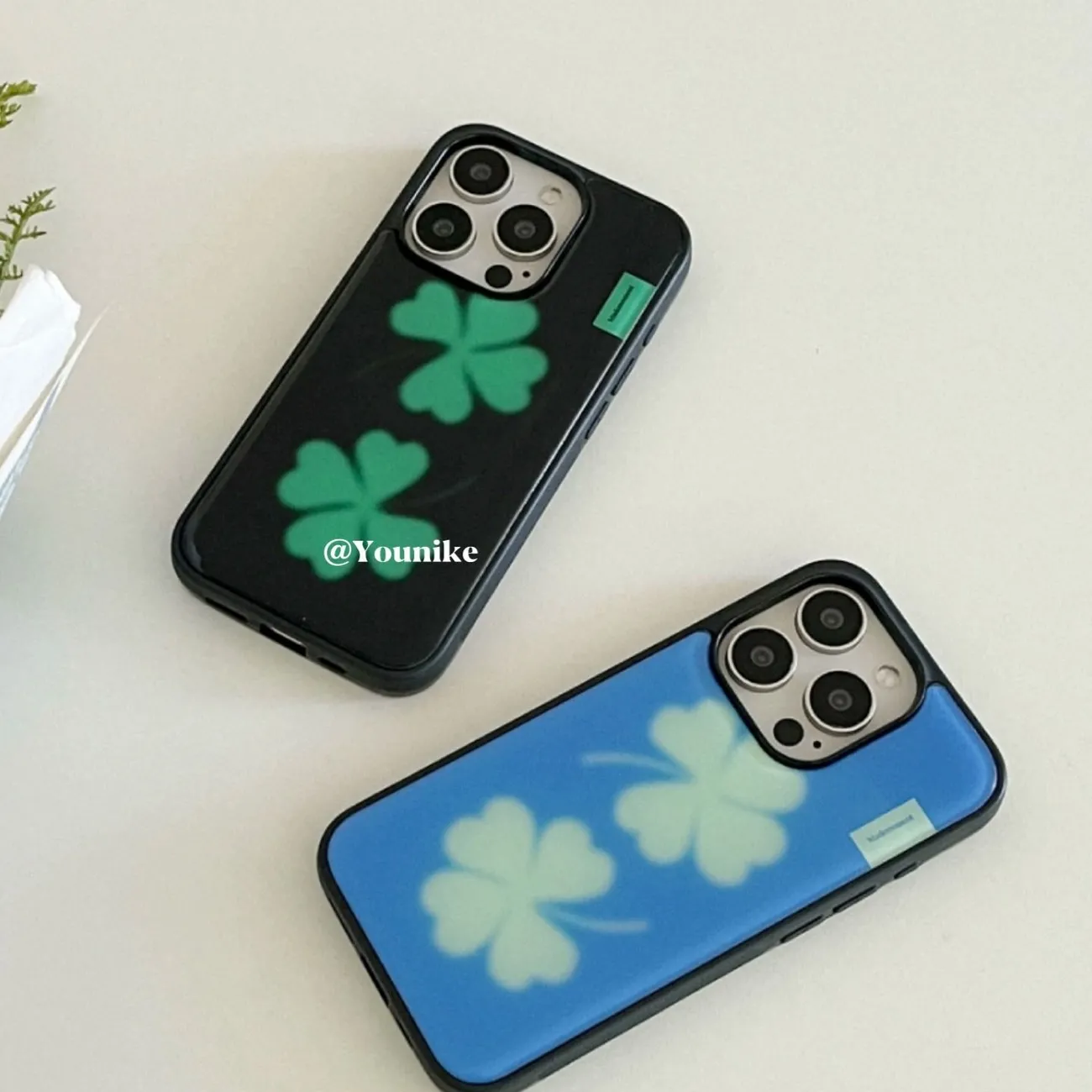 Lucky Four Leaf Clover Cute Ka - Phone Cases Kawaii review and price