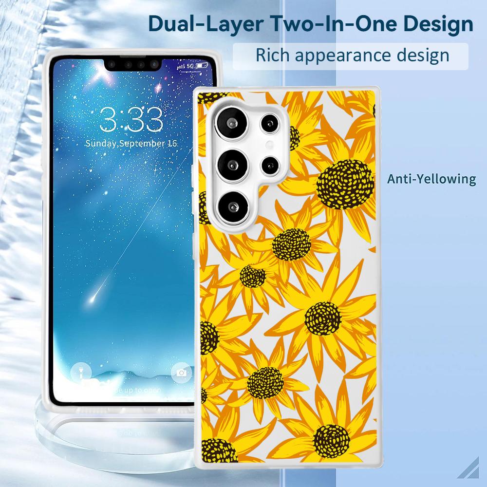 Yellow Sunflower Phone Case 2- - Phone Cases Yellow review and price
