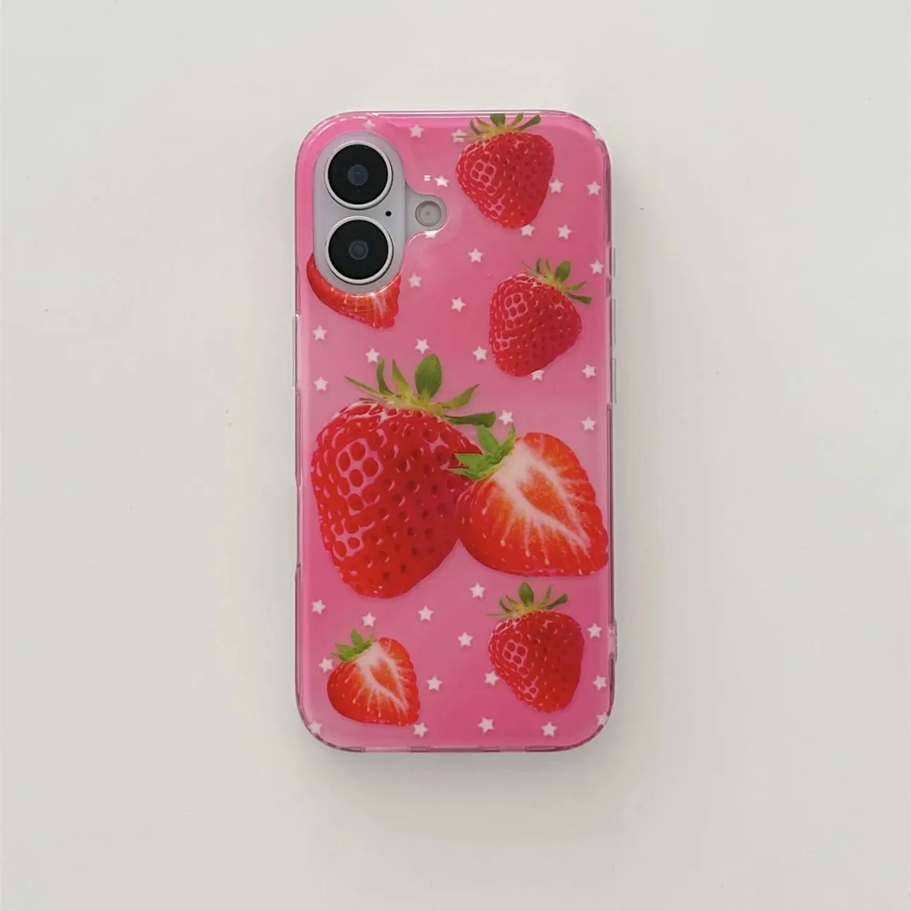 Full Screen Fruits Stars Straw - Phone Cases Kawaii review and price