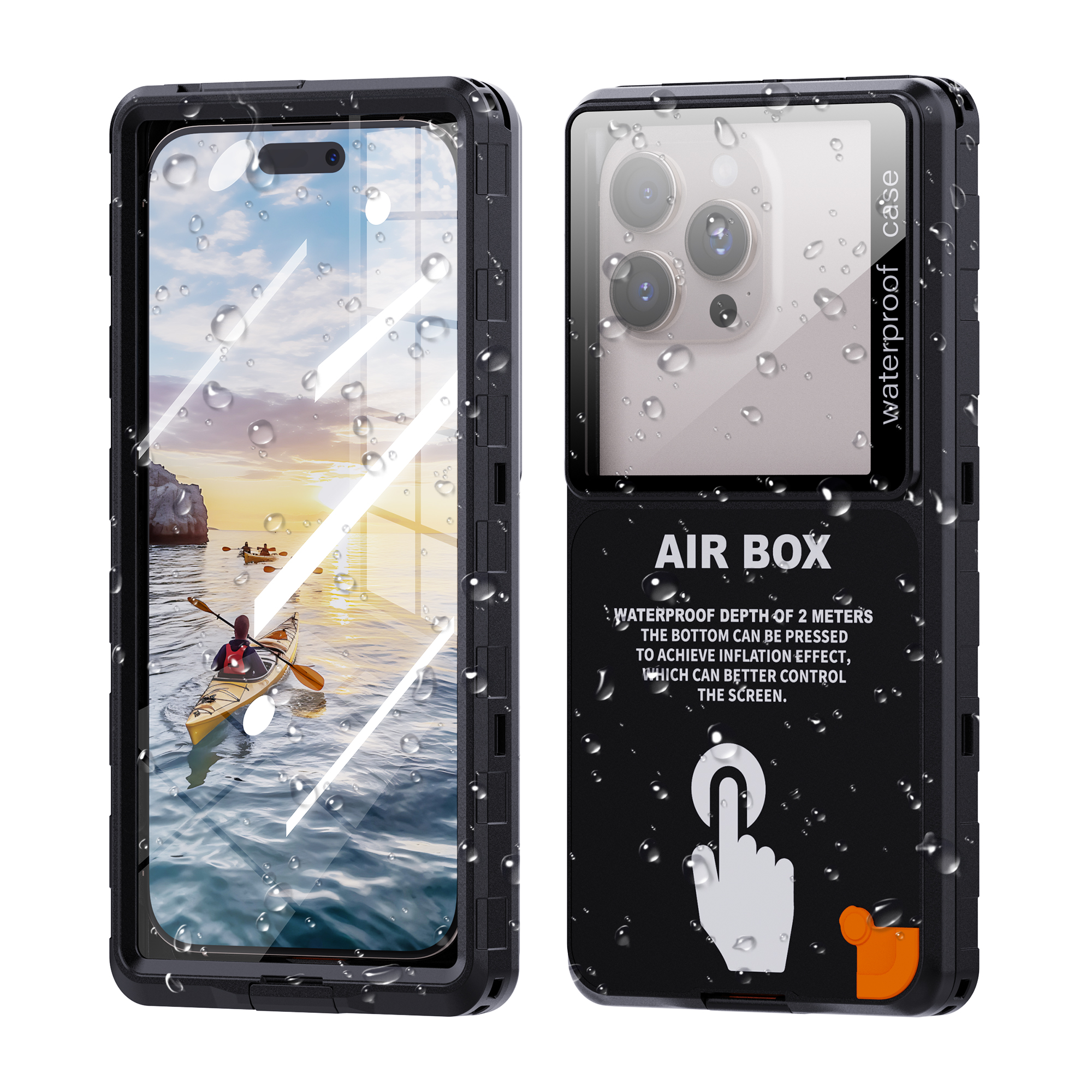 Shellbox-IP68 Waterproof Phone - Phone Cases With Pictures review and price