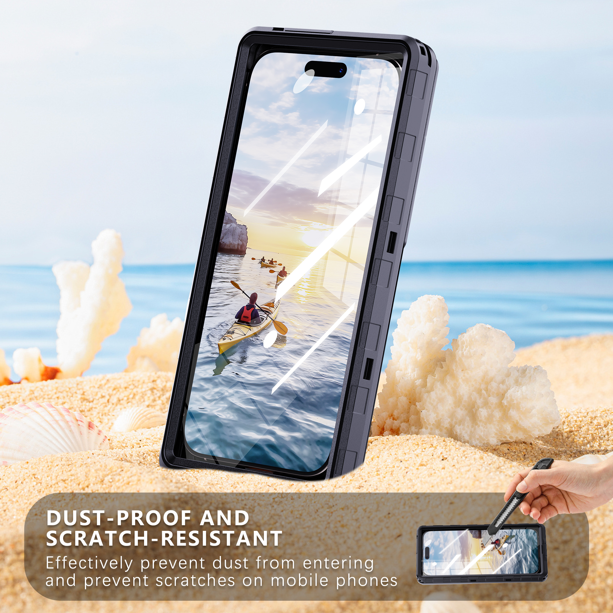 Shellbox-IP68 Waterproof Phone - Phone Cases With Pictures review and price