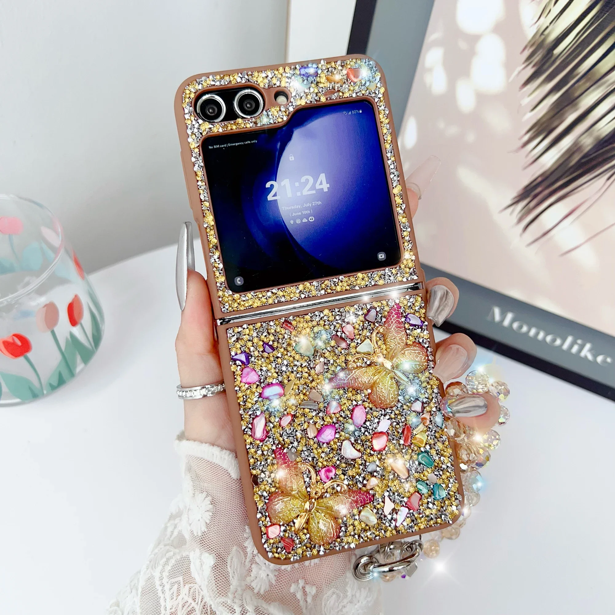 Luxury Glitter Cute Bling Crys - Phone Cases With Loop review and price
