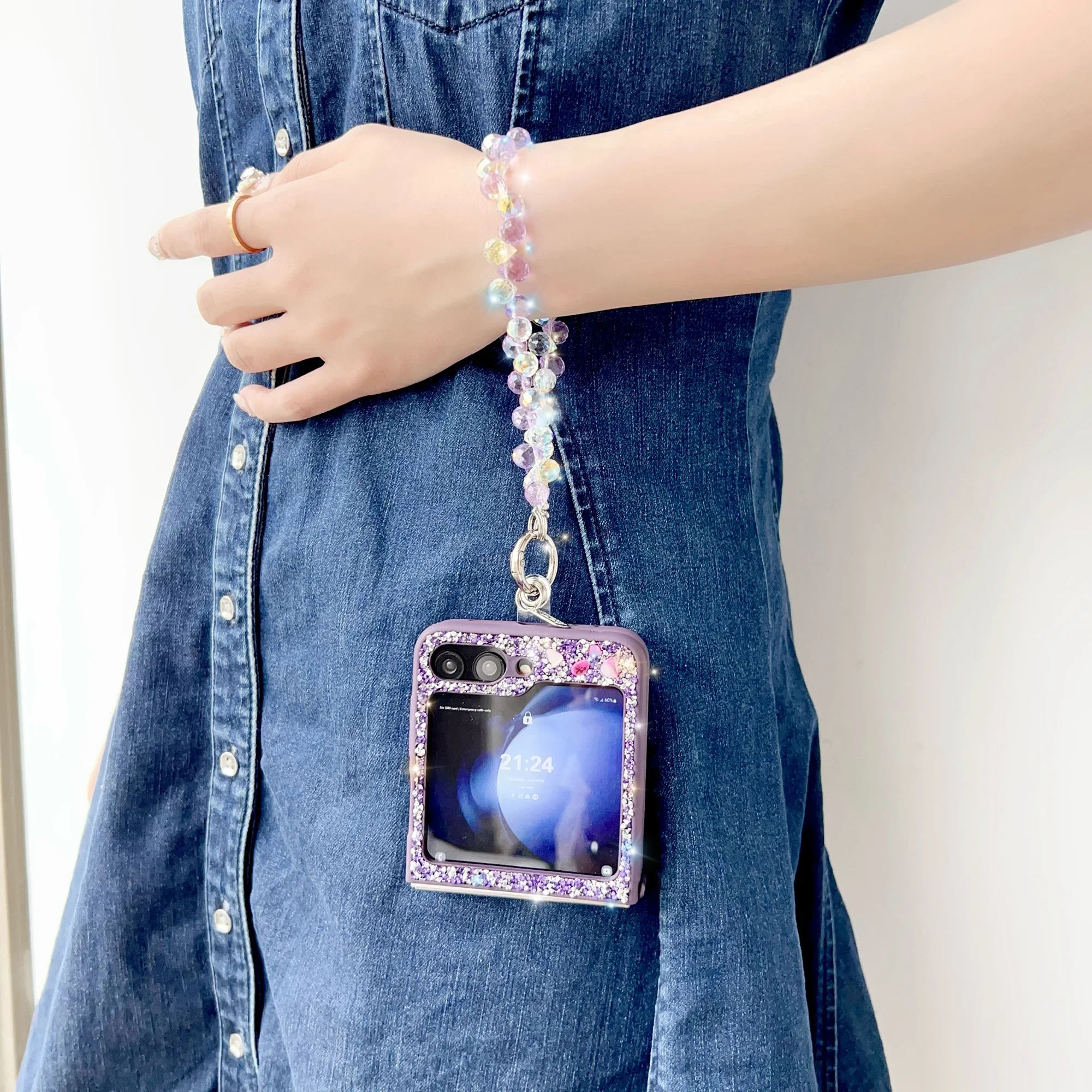 Luxury Glitter Cute Bling Crys - Phone Cases With Loop review and price