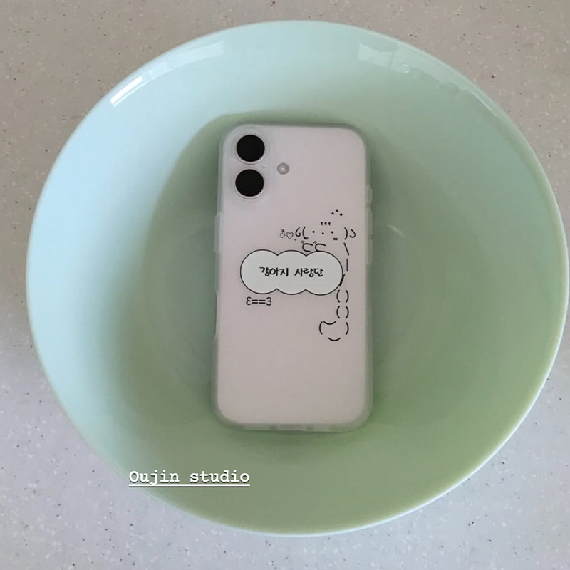 Kawaii Ins Puppy Graffiti Fros - Phone Cases Kawaii review and price