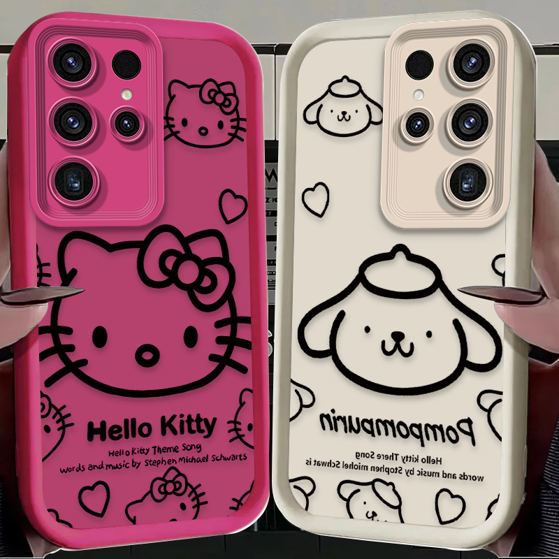 Sanrio Hello Kitty Pompom Puri - Phone Cases Samsung S25 review and price