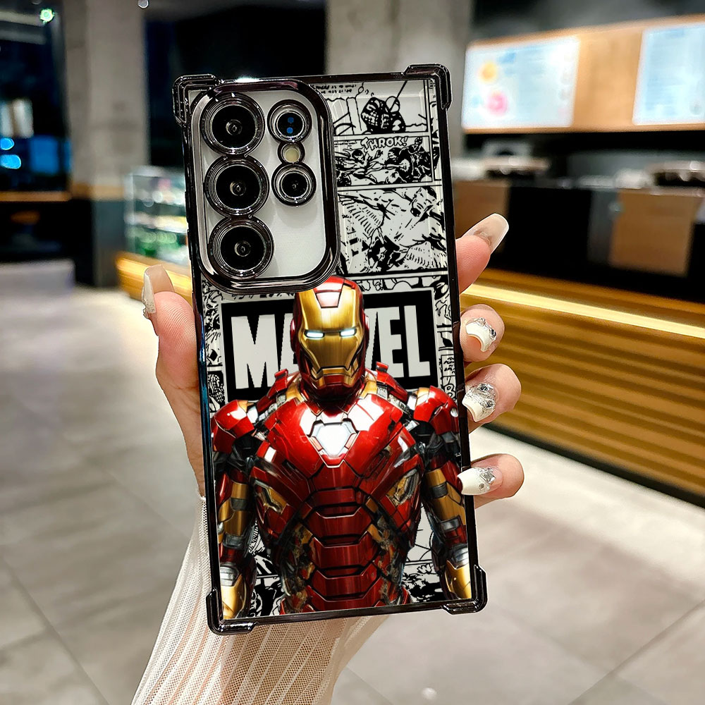 Marvel Spiderman Ironman Comic - Phone Cases Samsung S25 review and price