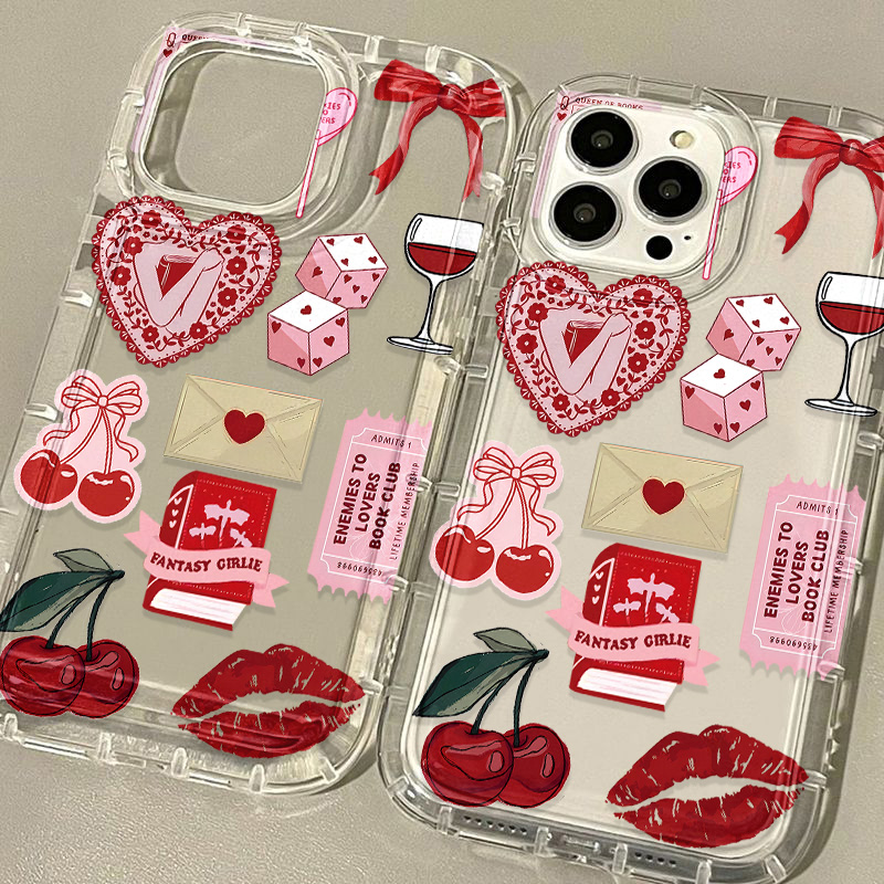 Korean Cute Cherry Bow Phone C - Phone Cases Iphone 11 review and price