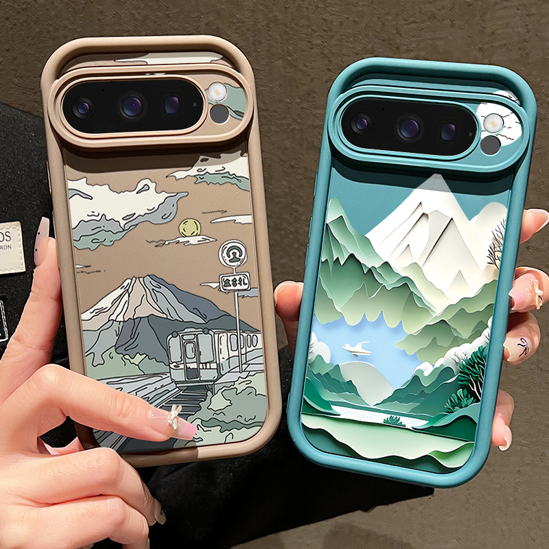 Mountain Road Patterned Phone  - Phone Cases Google Pixel 9 review and price