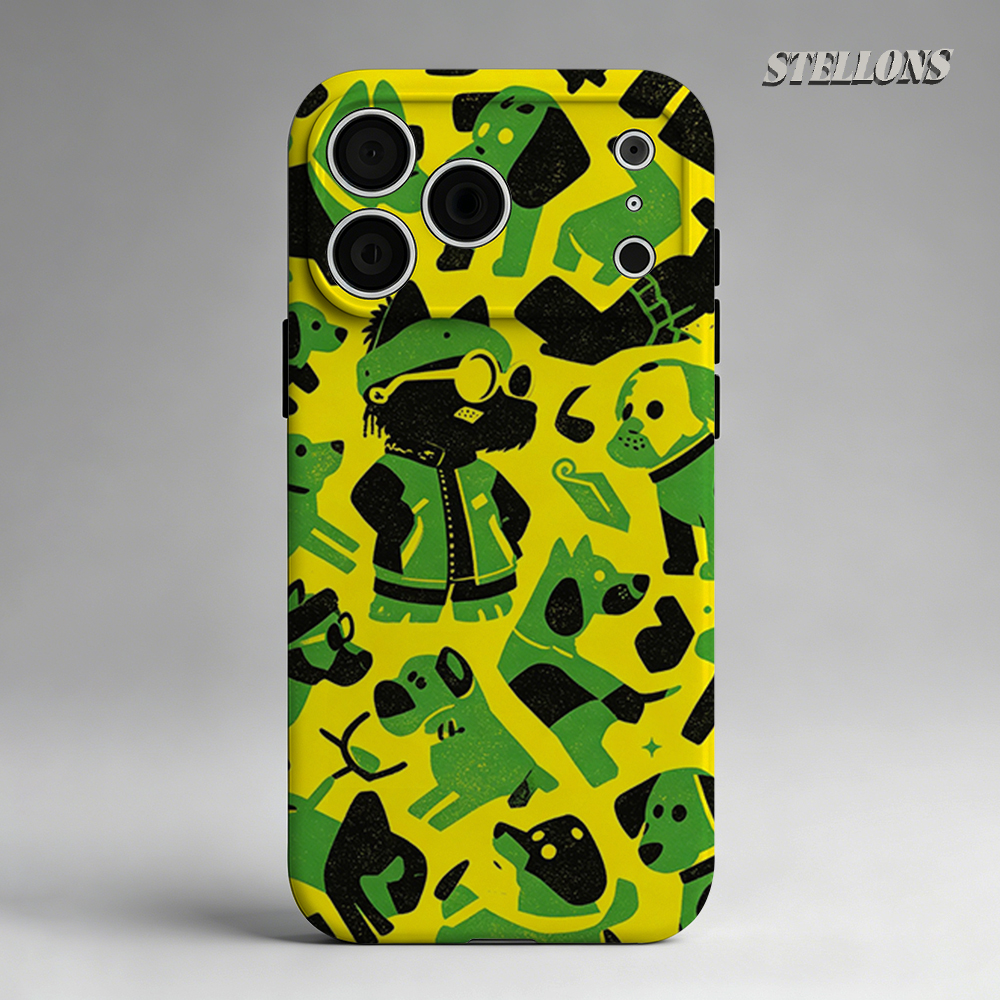 Yellow Green Dog Phone Case Fo - Phone Cases Yellow review and price