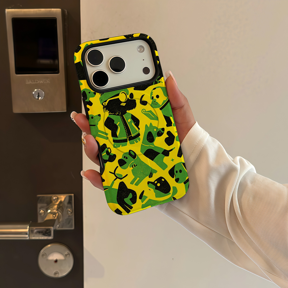 Yellow Green Dog Phone Case Fo - Phone Cases Yellow review and price