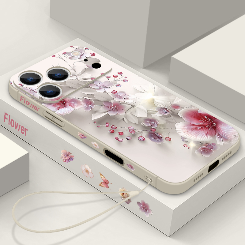 Pink White Flower Case For iPh - Phone Cases Store review and price