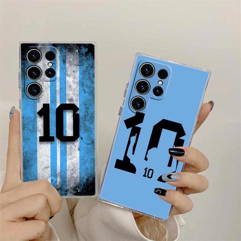 Cool Football Number 10 Transp - Phone Cases Samsung S25 review and price