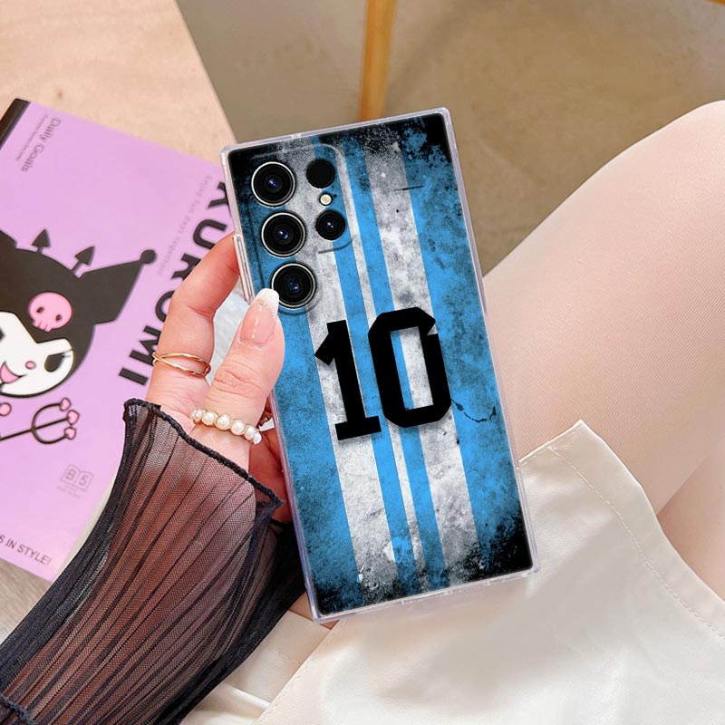 Cool Football Number 10 Transp - Phone Cases Samsung S25 review and price