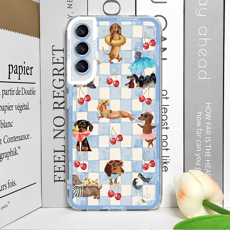 Cute Sausage Dog Phone Case fo - Phone Cases Samsung S25 review and price