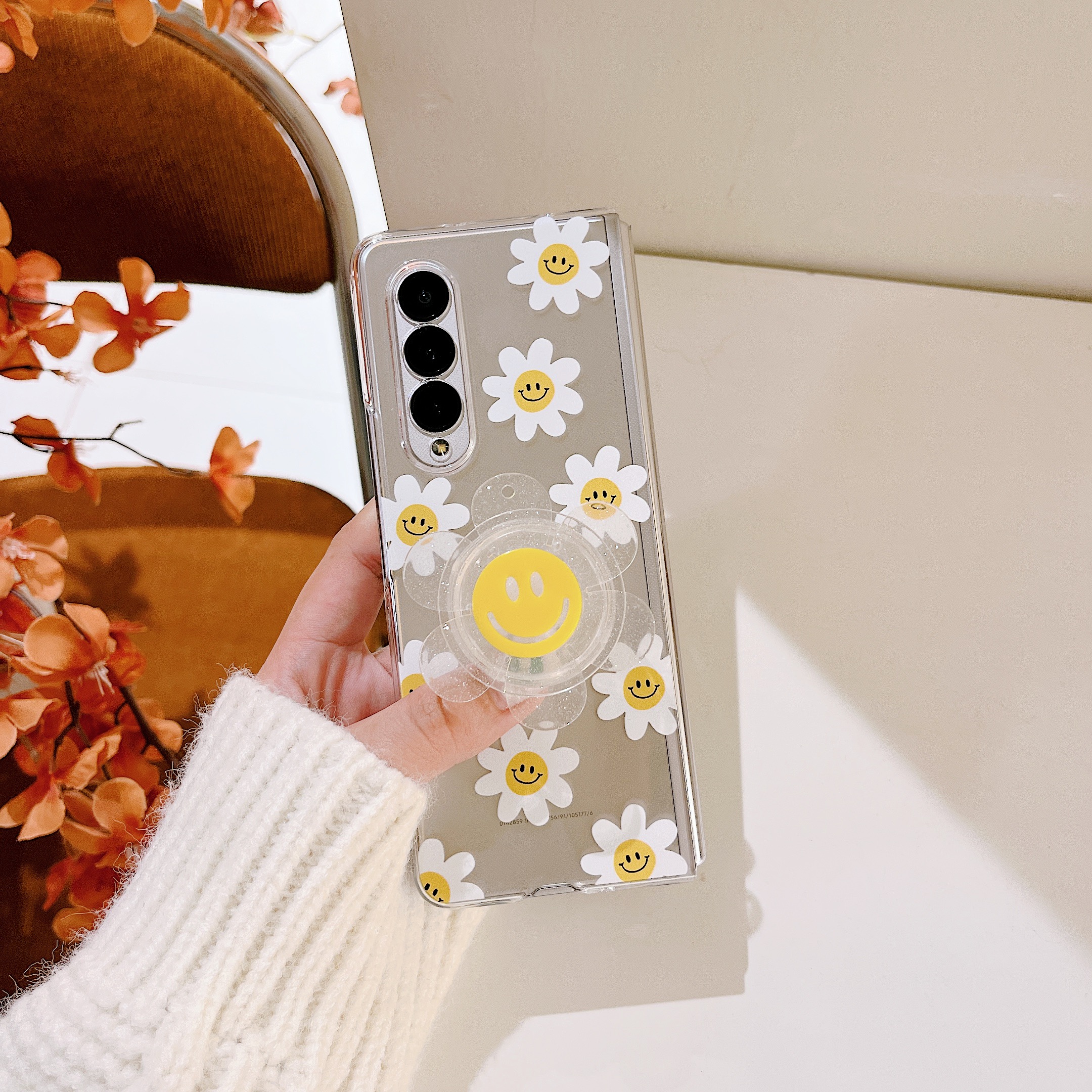 Cute Smile Sunflower HolderPho - Phone Cases Ysl review and price