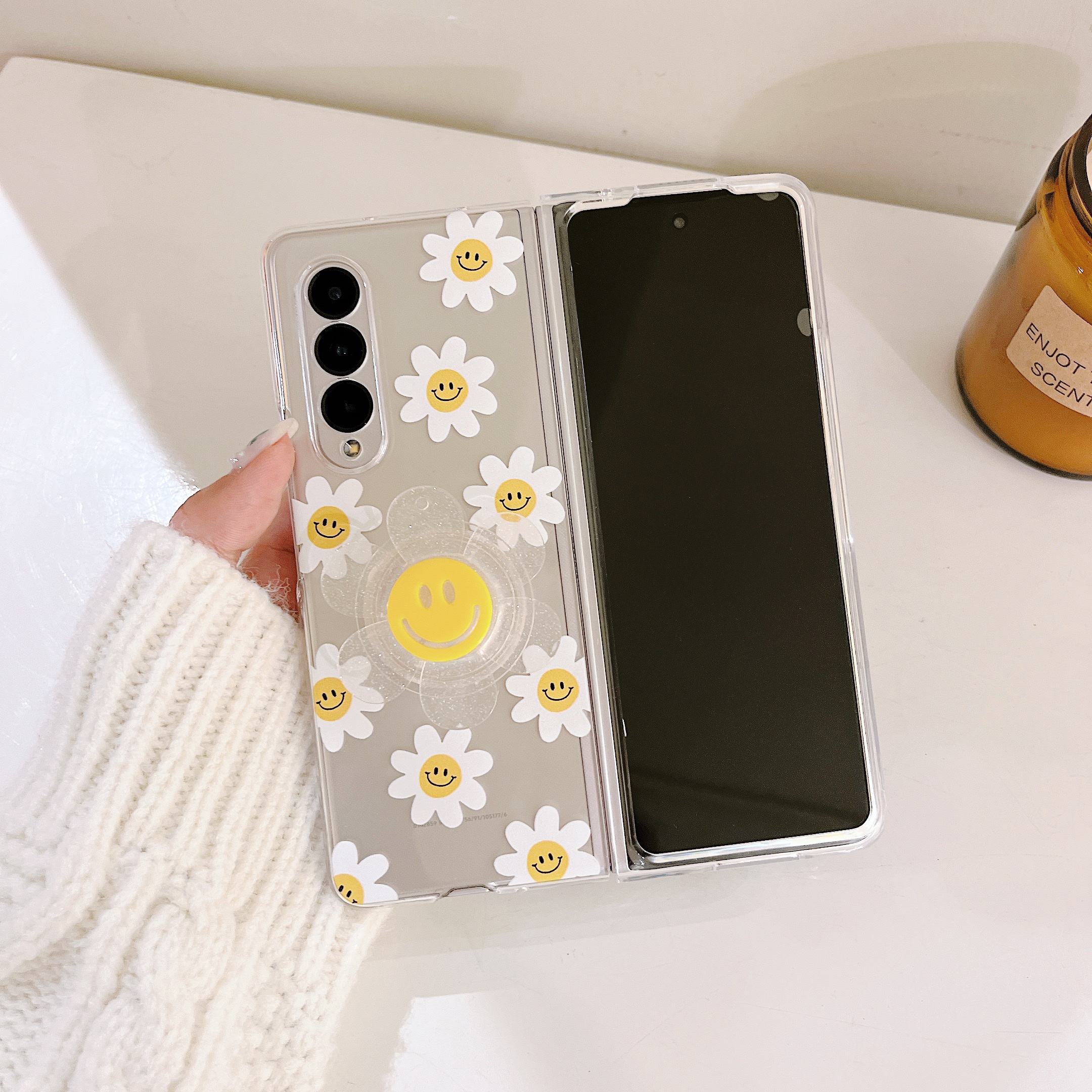 Cute Smile Sunflower HolderPho - Phone Cases Ysl review and price