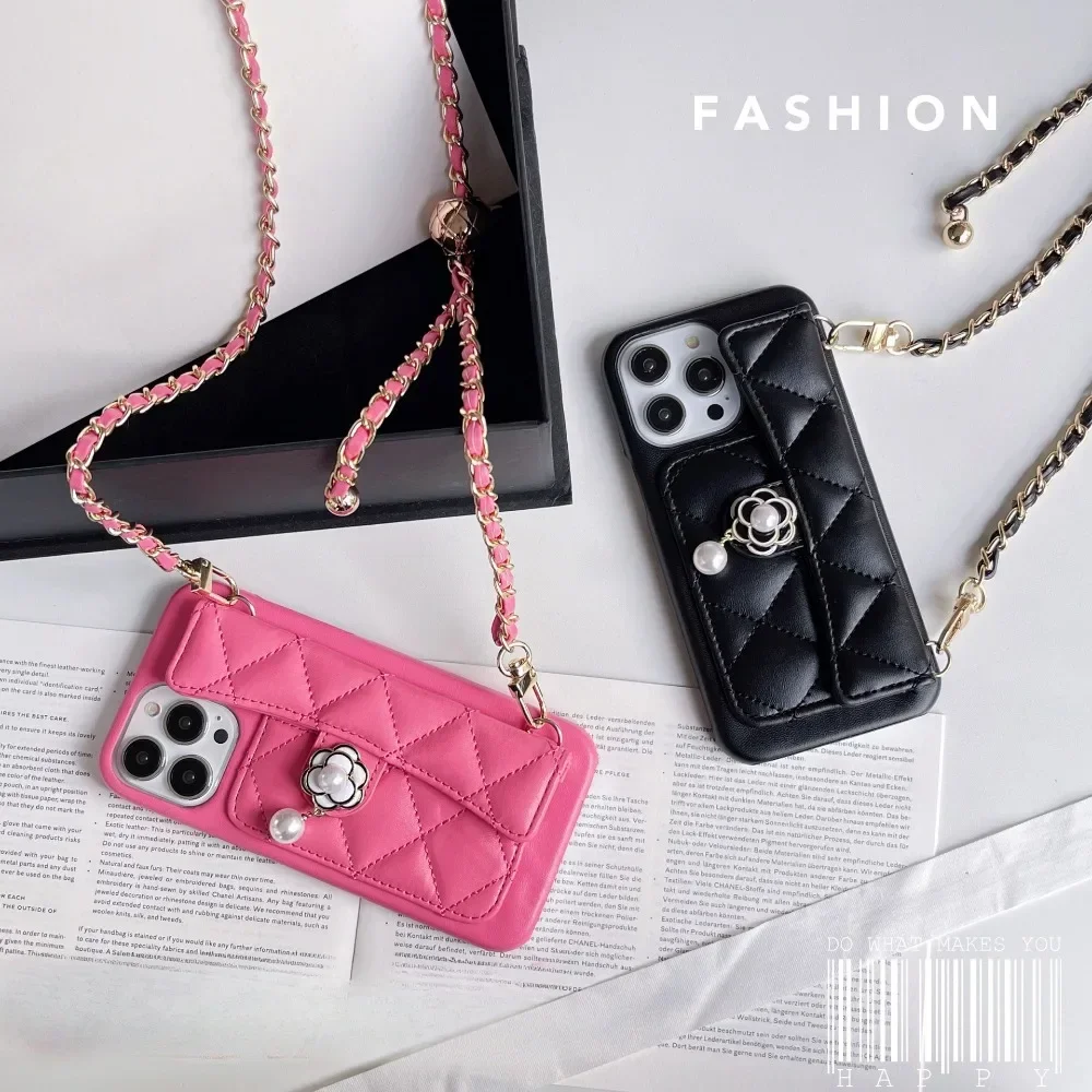 Camellia Leather Cover For iPh - Phone Cases Ysl review and price