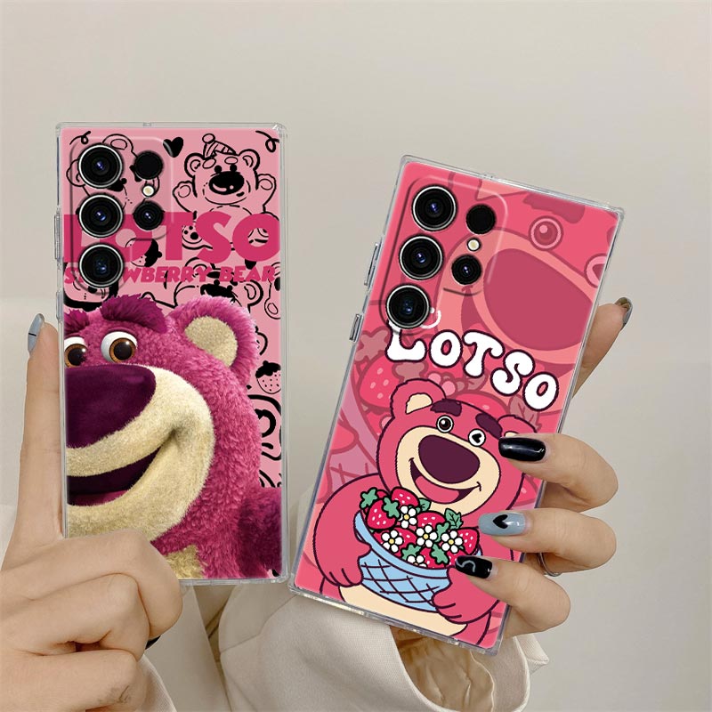 Strawberry Bear Lotso Transpar - Phone Cases Samsung S25 review and price